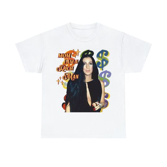 Rich Man - Cher T-Shirt, Cher Graphic Gift Tee, Cher Merch