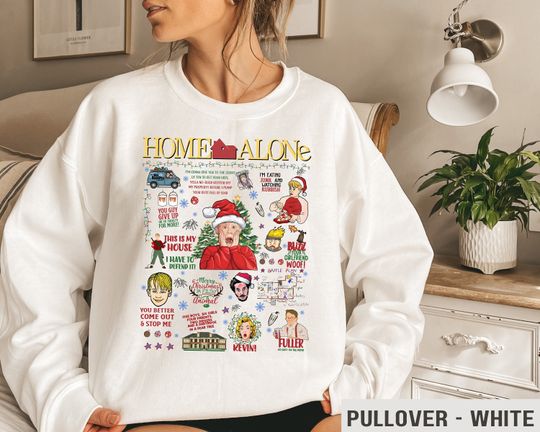 Home Alone Sweatshirt, Christmas Movie Sweatshirt, Home Alone Christmas Shirt, Home Alone Ugly Sweater, Home Alone Party, Funny