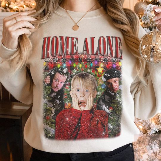 Retro Home Alone Shirt, Home Alone Sweatshirt, Home Alone Tshirt,Home Alone Christmas Shirt,Home Alone Tshirts, Kevin Mccallister Xmas Shirt