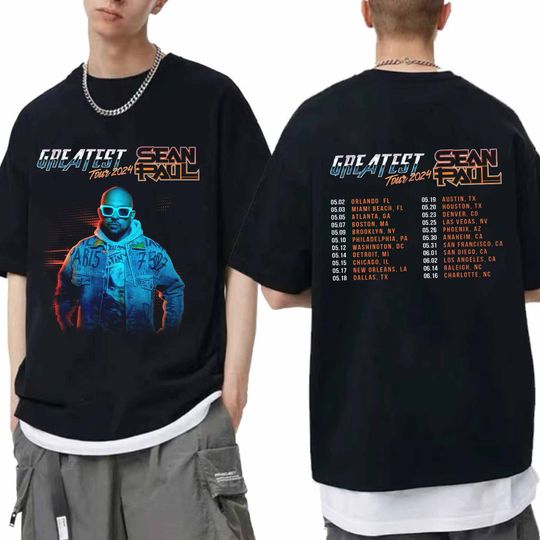 Sean Paul 2024 Tour Shirt, Sean Paul The Greatest Tour 2024 Shirt