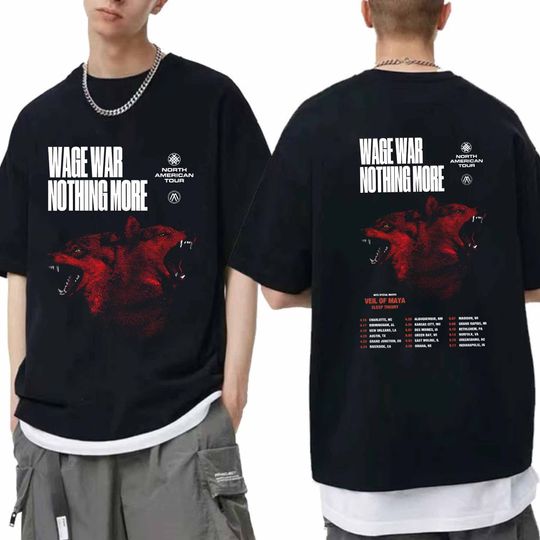 Nothing More and Wage War Spring 2024 US Tour Shirt