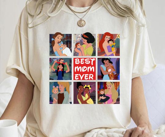 Disney Princess Mom Shirt, Disney Best Mom Ever Shirt
