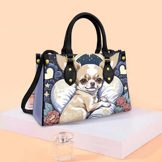 Chihuahua Dog Leather Bags, Dog Lover Gift, Gift for Women