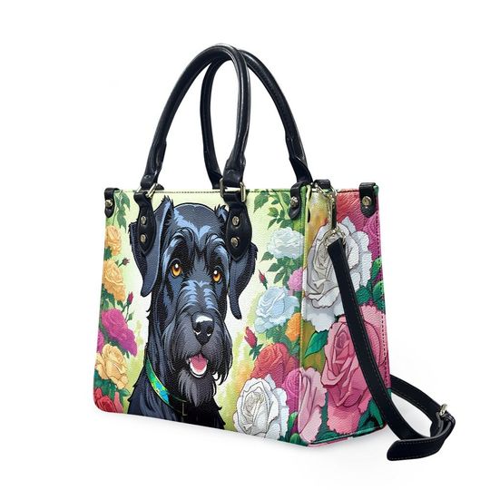 Giant Schnauzer Leather Bags, Dog Lover Gift, Gift for Women