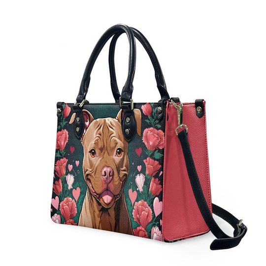 Pit Bull Bullie hLeather Bags, Dog Lover Gift, Gift for Women