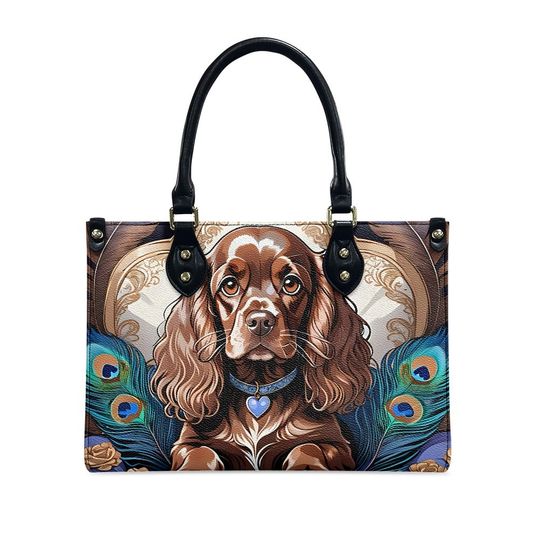 cocker spaniel Leather Bags, Dog Lover Gift, Gift for Women