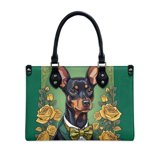 Doberman Pinscher Leather Bags, Dog Lover Gift, Gift for Women
