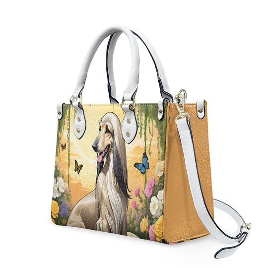 Afghan Hound Leather Bags, Dog Lover Gift, Gift for Women