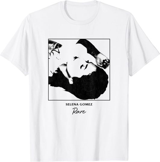 Selena Gomez Official Rare Black And White T-Shirt
