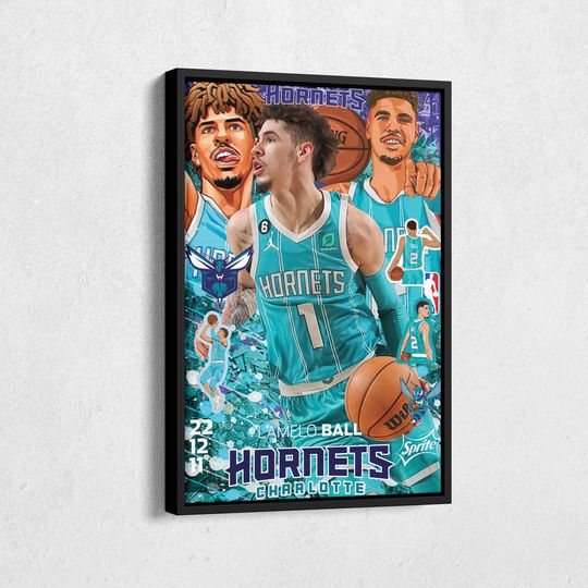 LaMelo Ball Poster Charlotte Hornets NBA Pop Art