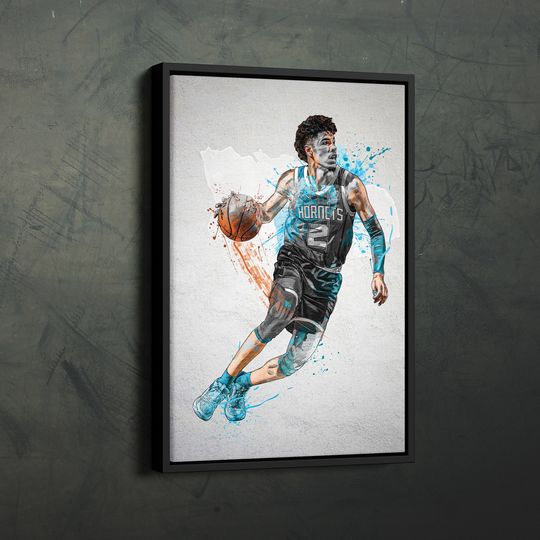 LaMelo Ball Poster Charlotte Hornets NBA  Home Decor