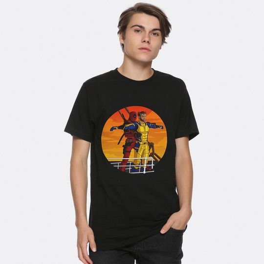 Deadpool and Wolverine Titanic Funny T-Shirt