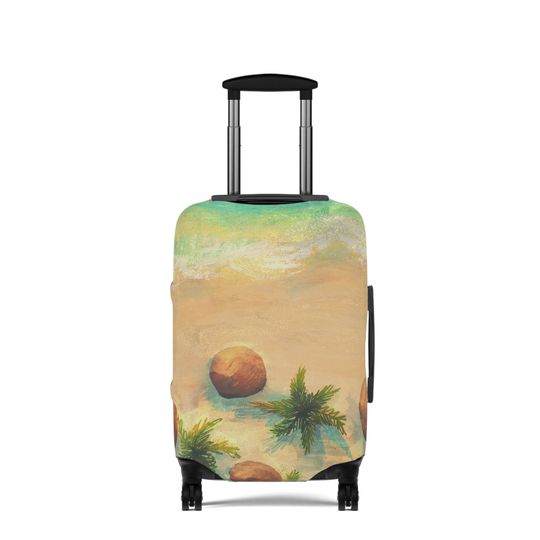 Beachy Luggage Cover, Summer Travel Luggage Cover
