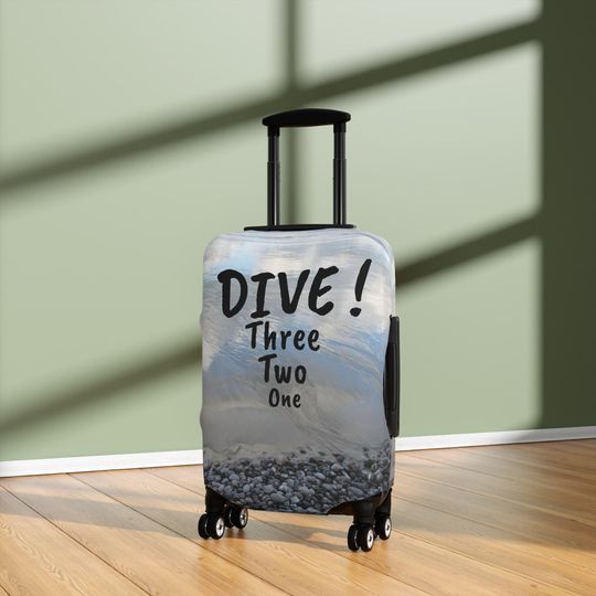 One Two Three DIVE! Luggage Cover