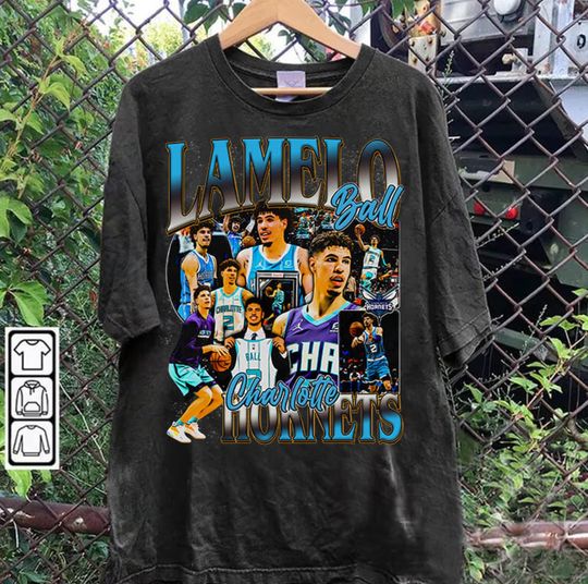 Vintage 90s Graphic Style LaMelo Ball TShirt - LaMelo Ball Retro Sweatshirt - Retro American Basketball Tee For Man and Woman Unisex T-Shirt