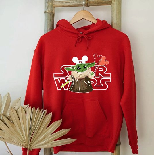 Yoda Star Wars , Baby Yoda Sweatshirt, Star Wars , Baby Alien Hoodie, Star Wars Disney Sweater, Yoda Fan