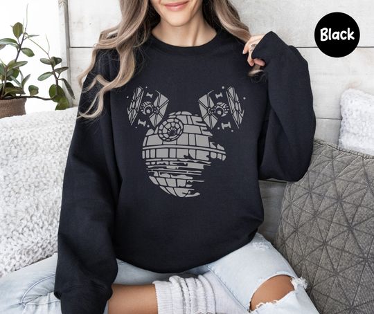 Mickey Death Sweatshirt, Star Wars Sweatshirt, Disney World Shirt, Star Wars Vintage shirt, Star Wars Gift, Disney Man Shirt, Star Wars Edge