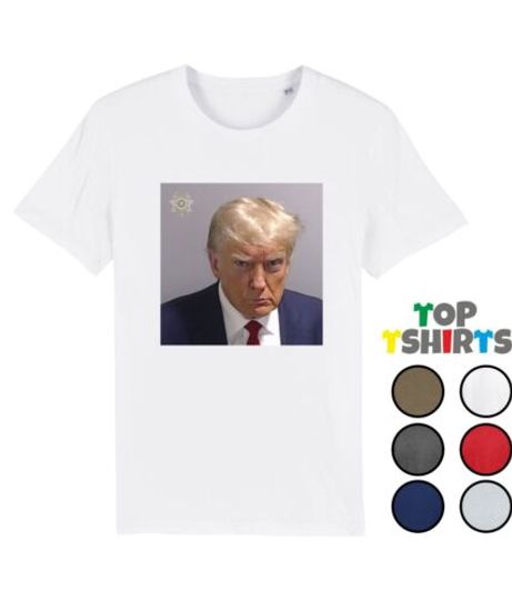 Donald Trump Mugshot Jail Headshot TRUMP 2024 Funny T-Shirt