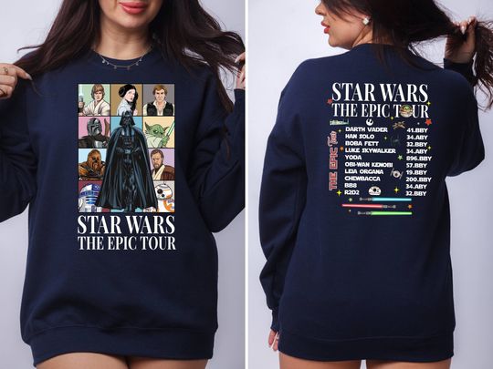 Star Wars Sweatshirt, Disney Trip , Darth Vader Shirt, Epic Tour Shirt, Disneyworld T-shirt, Star Wars Fan Gift, Double Sided Sweat