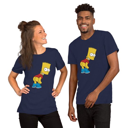 Bart Simpson Mooning T-Shirt - Classic Cartoon Rebellion