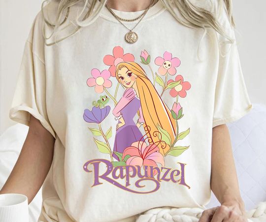 Disney Tangled Characters Retro Shirt, Tangled Rapunzel Tee