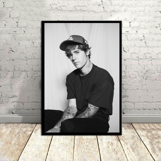 Justin Bieber,Music Poster,Vintage Poster,Canvas Poster,Wall Decor