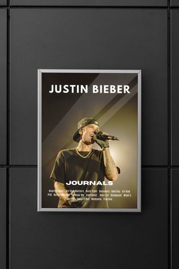 Justin Bieber | Justin Bieber Poster | Justin Bieber Album Poster | Journals Poster | Justin Bieber Journals Album Poster