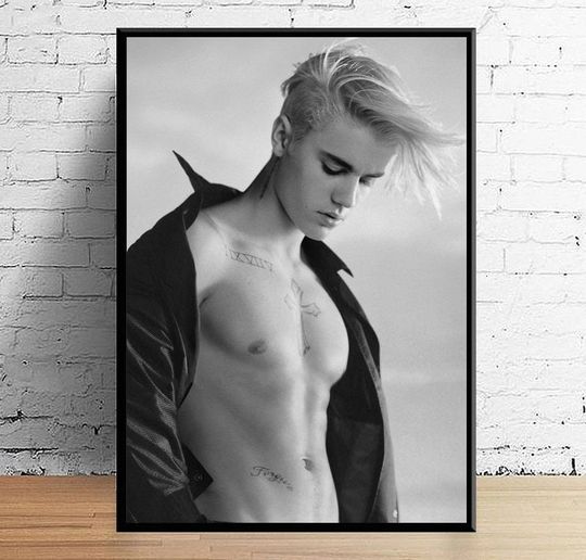 Justin Bieber Poster Canvas Painting