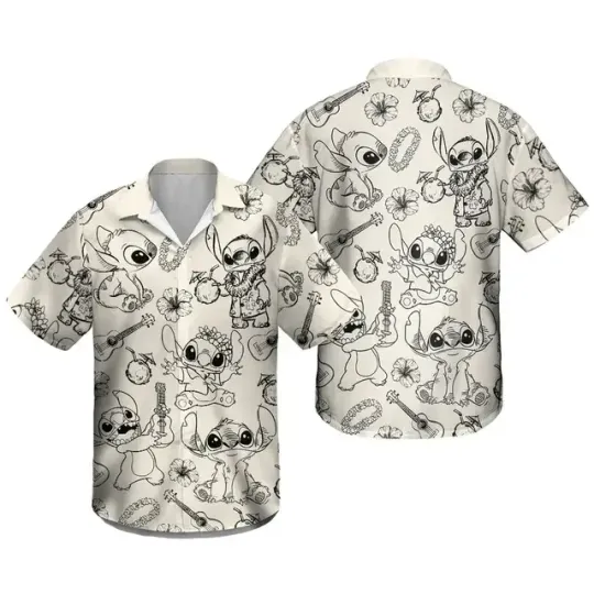2024 Disney Stitch Summer Hawaiian Shirt