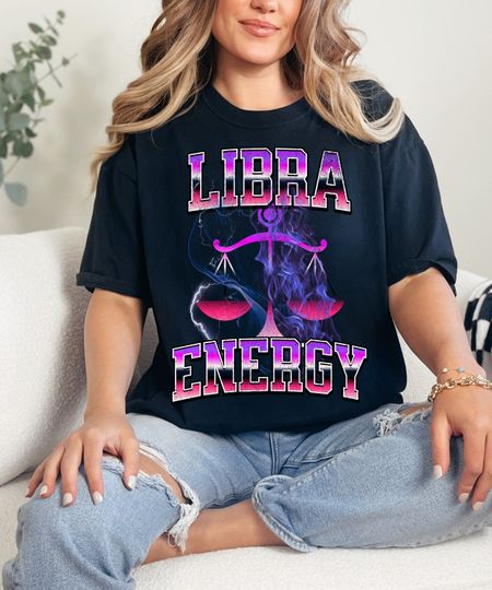 Libra Bootleg Energy Shirt | Birthday Tshirt