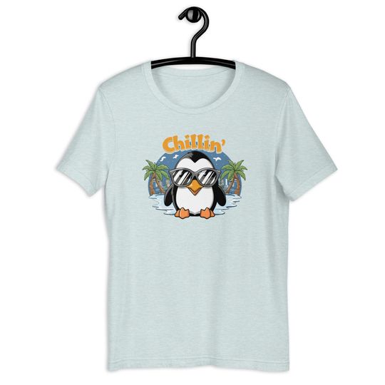Penguin Chill Tee | Chillin' Like a Villain T-Shirt | Cool Penguin Apparel