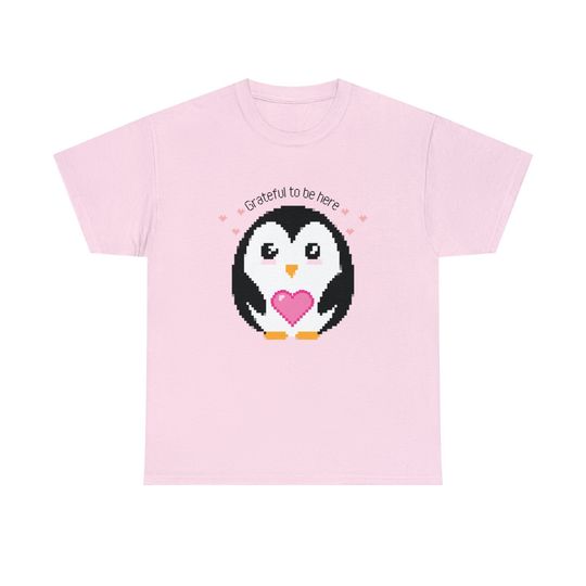 Pixel Penguin Unisex Kawaii T-shirt