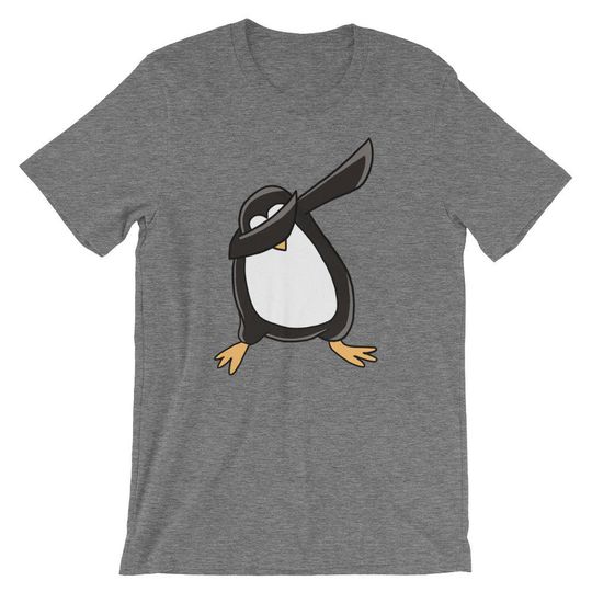 Dabbing Penguin Cute Lazy Costume Unisex Shirt