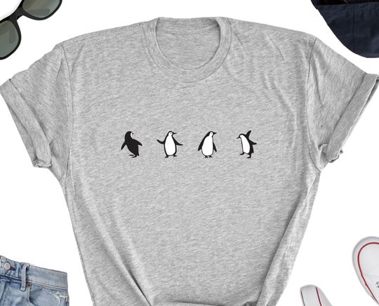 Penguin Icon Shirt, Penguin Lover Friend Gift