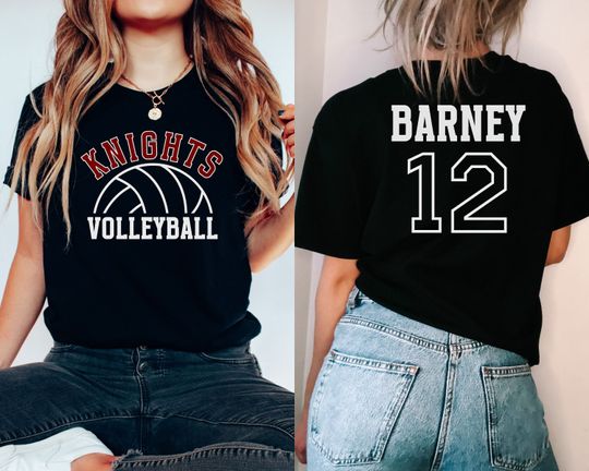Custom Volleyball Shirt, Personalized Volleyball Mom Shirt, Volleyball Name Shirt, Custom Volleyball Team Shirt, Volleyball Team Gift