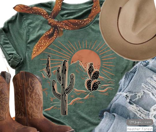 Desert Sunrise ~ Desert Shirt, Adventure Shirt, Travel Shirt