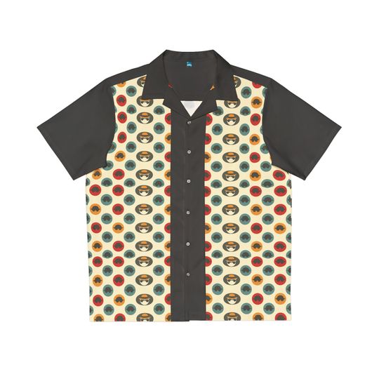 Spies Retro Vintage-inspired Hawaiian Shirt, 1950s/60s style