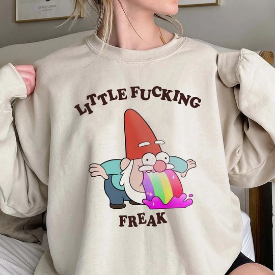 Little Fucking Freak Gnome Shirt, Trending Unisex Tee Shirt