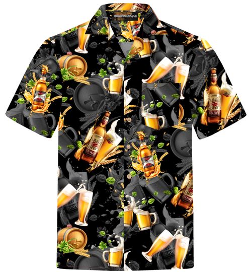Hawaiian Shirt "Hawaiian Beer" for men