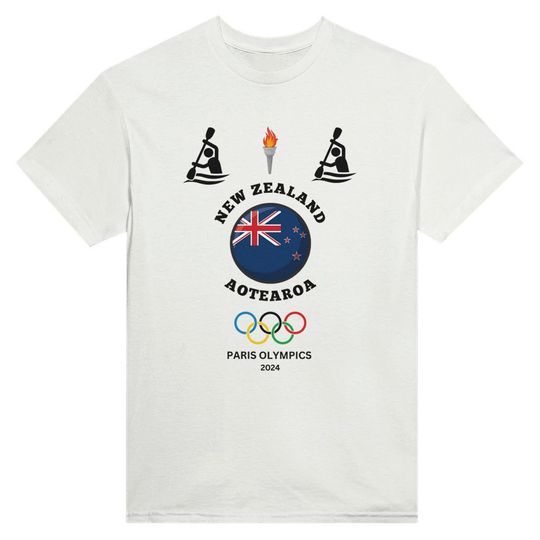 New Zealand supporters Kayaking team Paris Olympic 2024 T-shirt