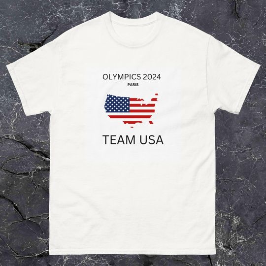 Paris Olympics 2024 T-Shirt, Official Merchandise, Team USA Shirt, Sports Fan Gift