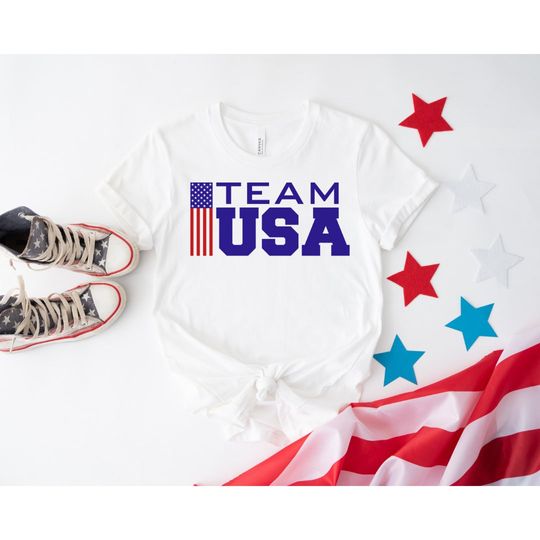 Team USA Olympics T-shirt, Gifts for Patriotic Fans of the Olympics