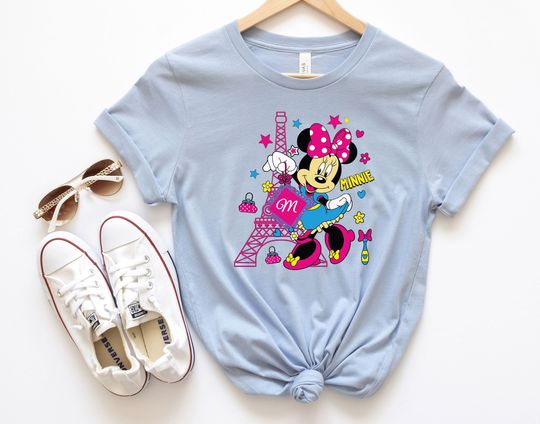 Minnie Mouse Disneyland Paris Shirt, Disney Girls Trip Tee