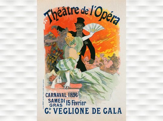 Theatre de l'Opera Poster 1896 Vintage Poster
