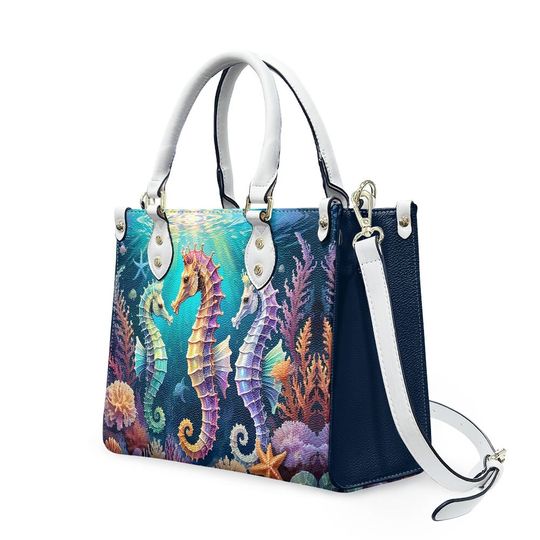 seahorse Leather Bags, Animal lover Gift