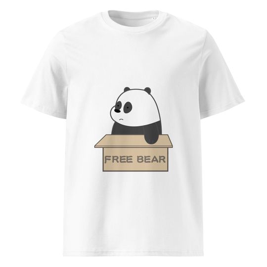 Adorable Free Panda T-Shirt, Panda Graphic Unisex Short Sleeve Tee