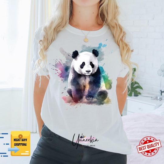 Panda Graphic Unisex Short Sleeve Tee