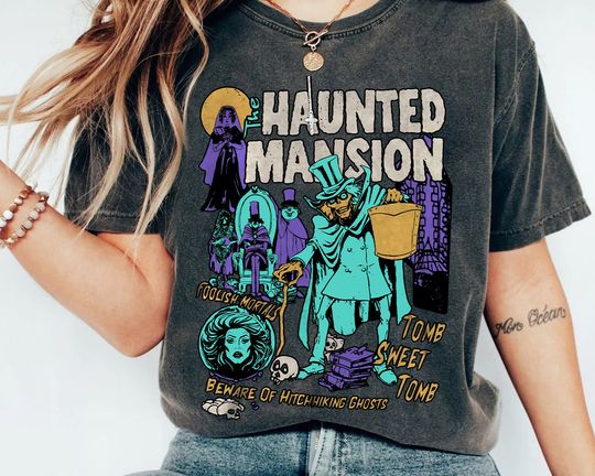 Vintage Haunted Mansion Shirt, Disney The Haunted Mansion Shirt, Disney Shirt