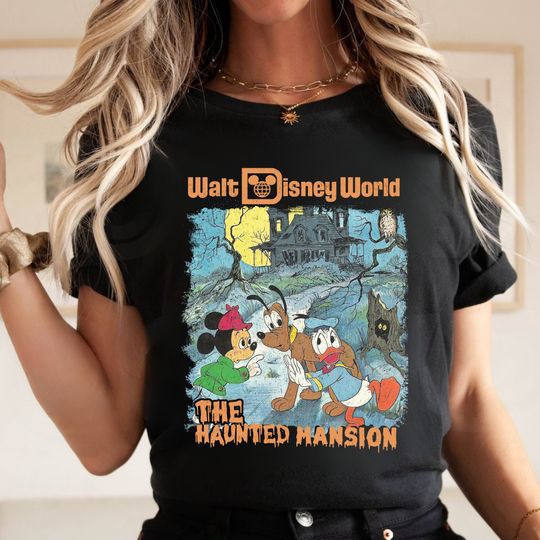 The Haunted Mansion Retro Comic T-Shirt/Hoodie/Sweatshirt, The Haunted Mansion Shirt,