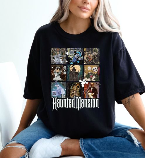 Vintage The Haunted Mansion Shirt, Halloween T-Shirt/Hoodie/Sweatshirt,Disney Haunted Mansion